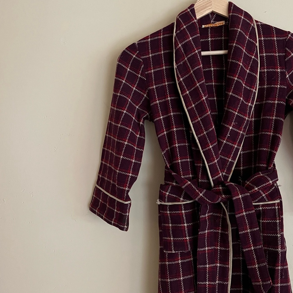Vintage Wool Robe